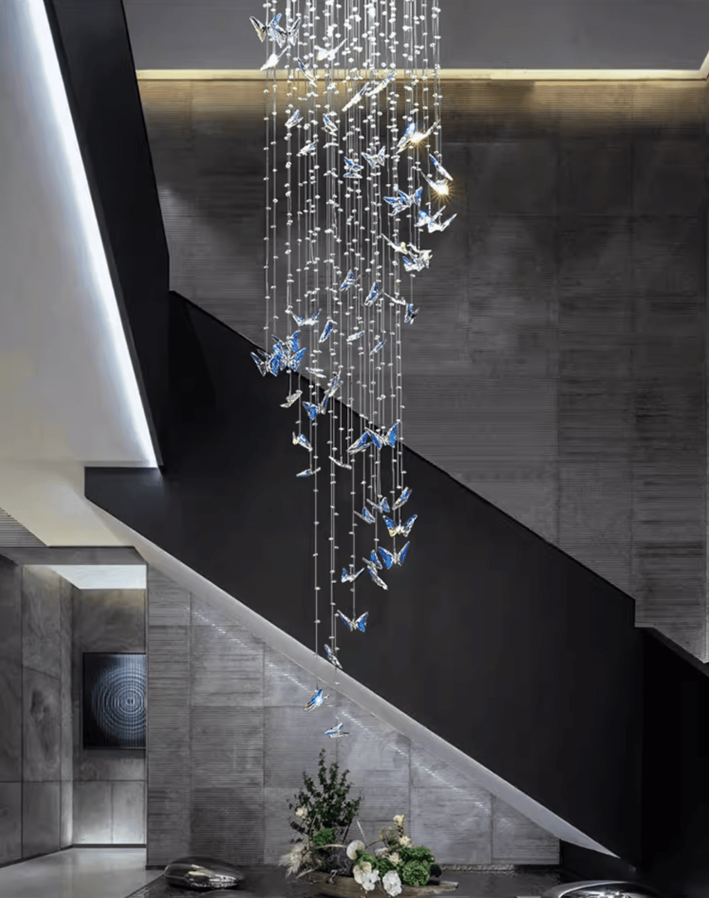 Crystalwing Butterfly Chandelier