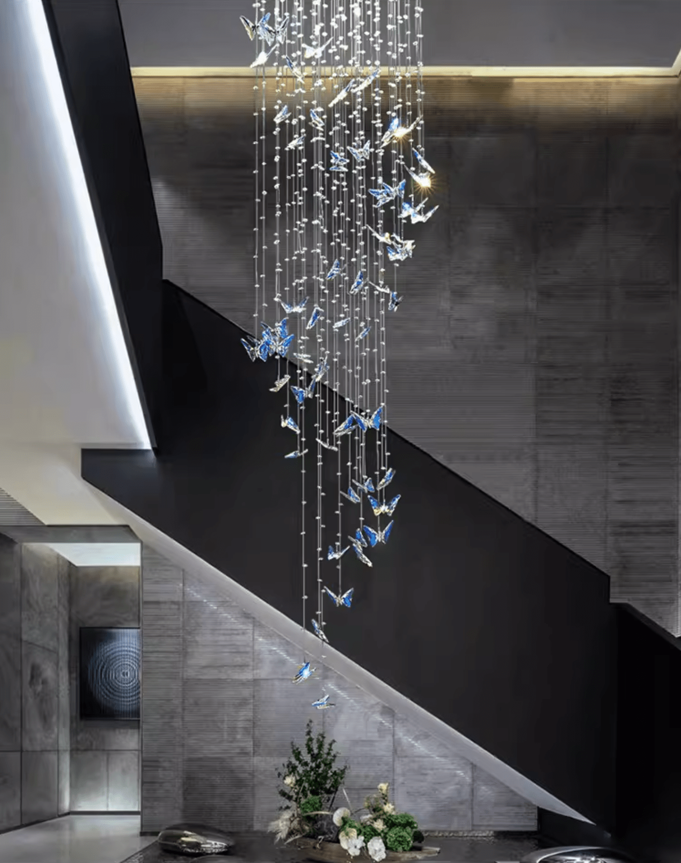 Crystalwing Butterfly Chandelier