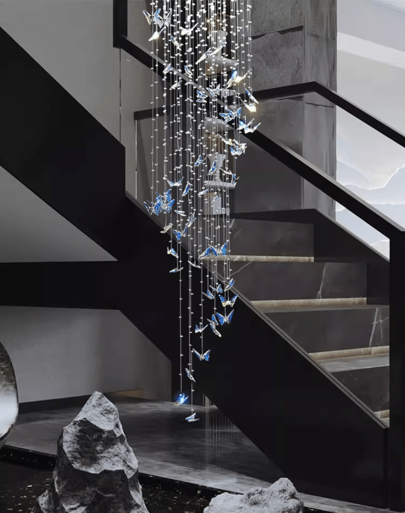 Crystalwing Butterfly Chandelier