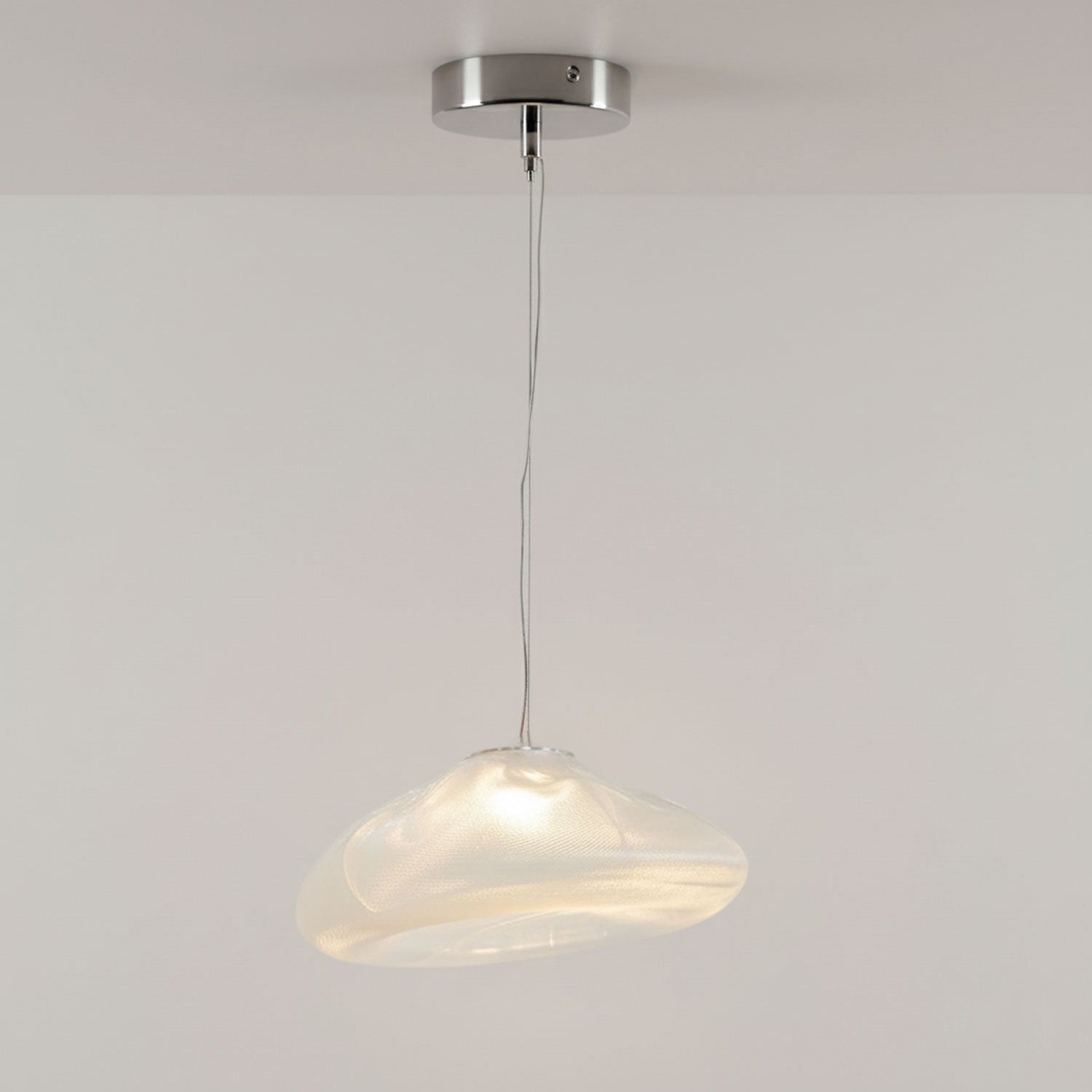 Blown Glass Mesh Pendant Light - Vakkerlight