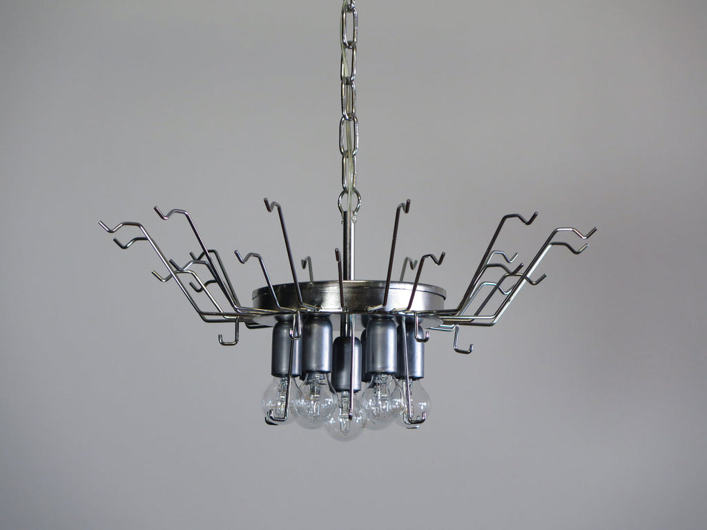 Mid-Century Murano Chandelier | Punto di Luce |  36 Clear Petal Glasses