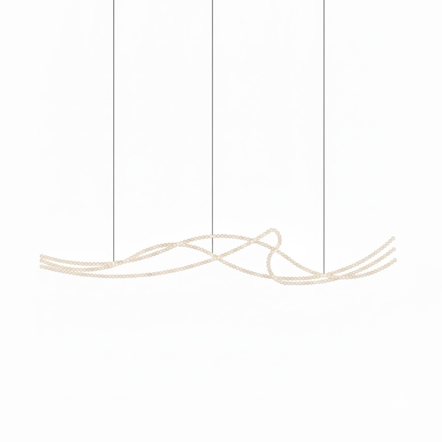 Pearl Necklace Balls Chandelier - Vakkerlight