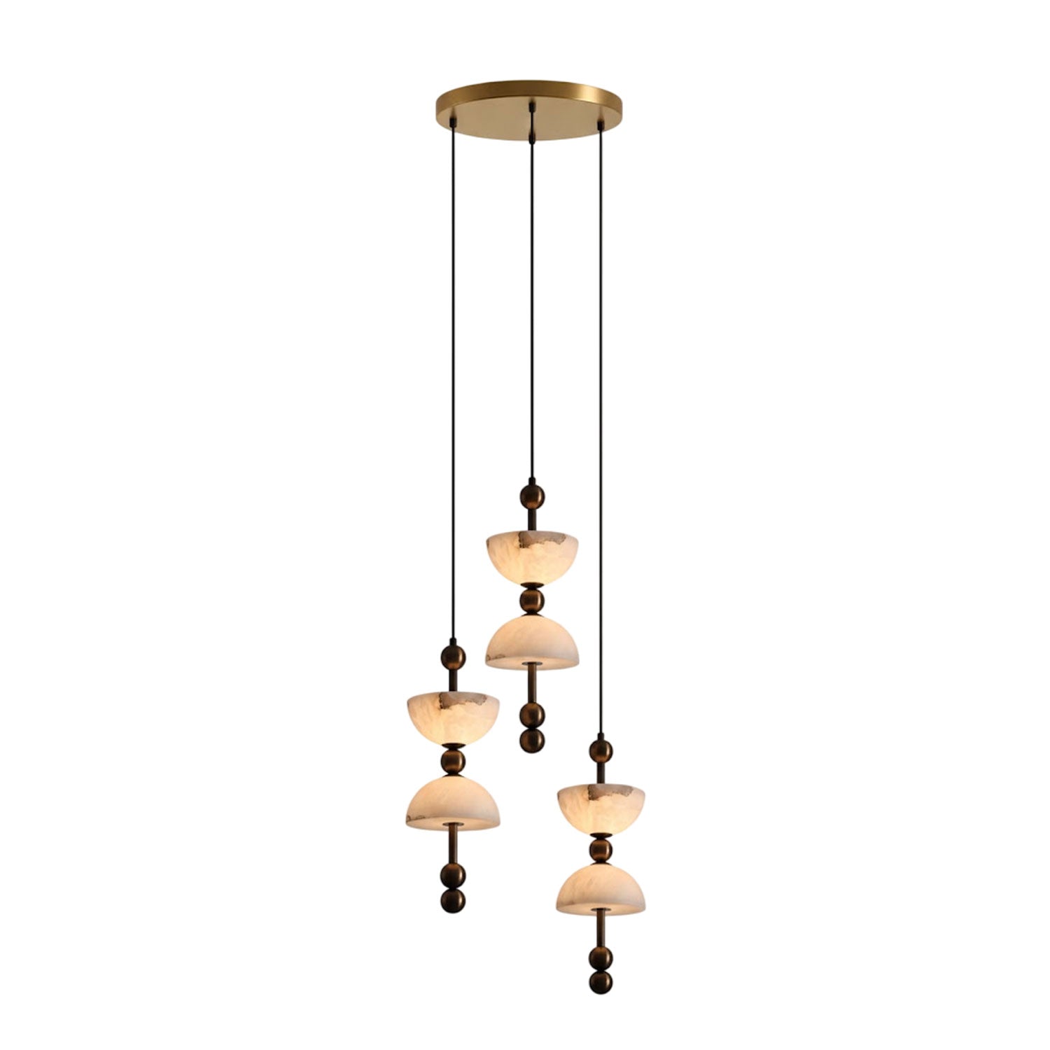 Duo Alabaster Pendant Lamp - Vakkerlight