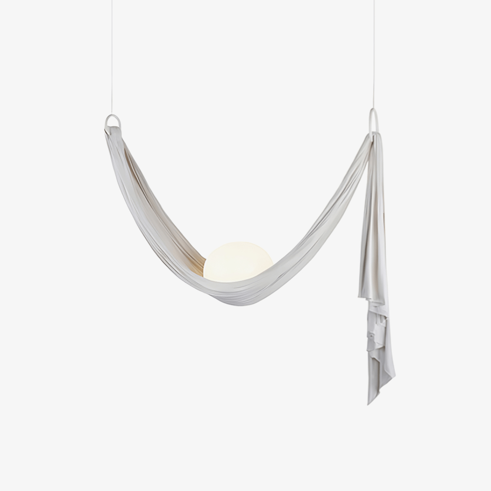 Lampă suspendată din material textil Hammock