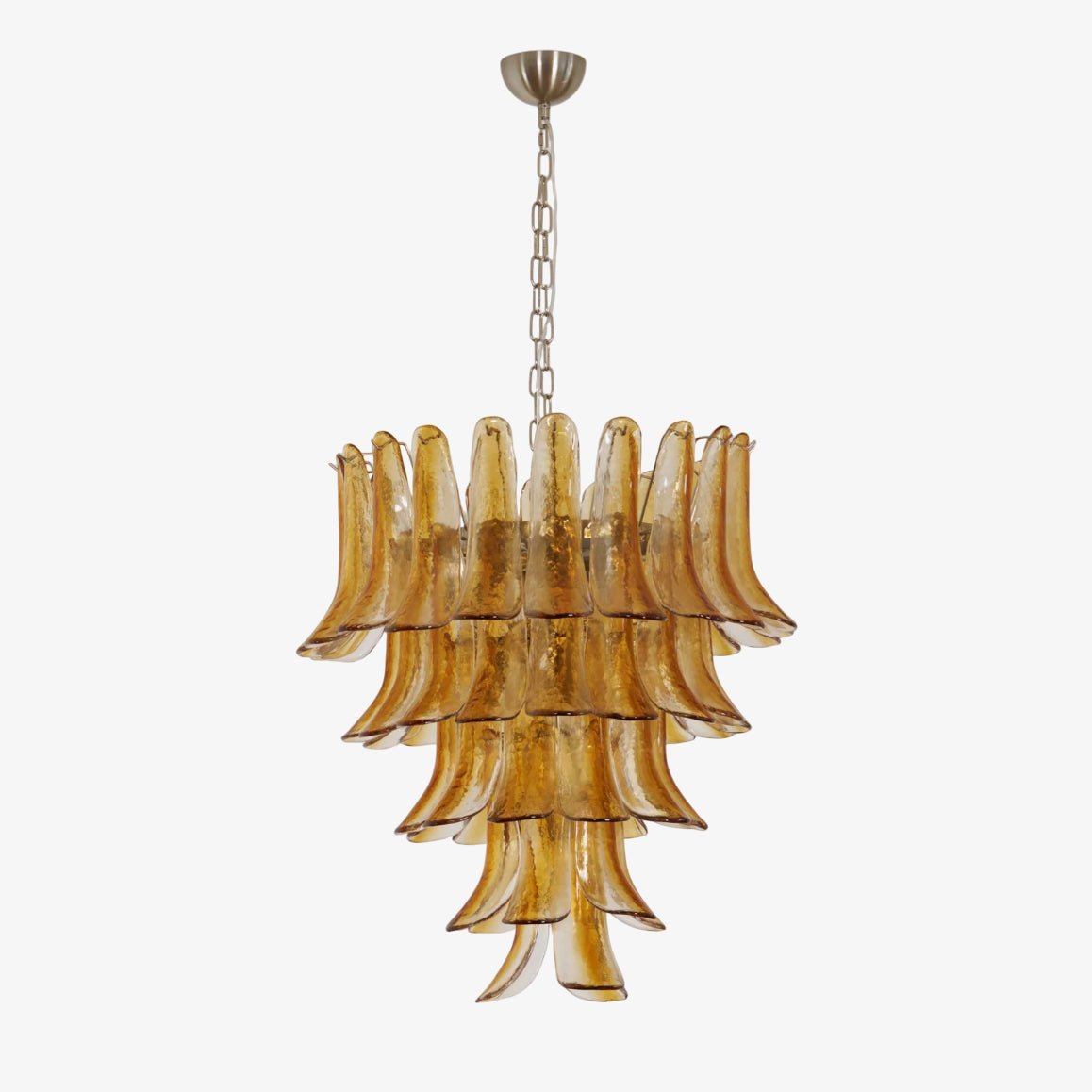 Murano Amber Lily Chandelier - Vakkerlight