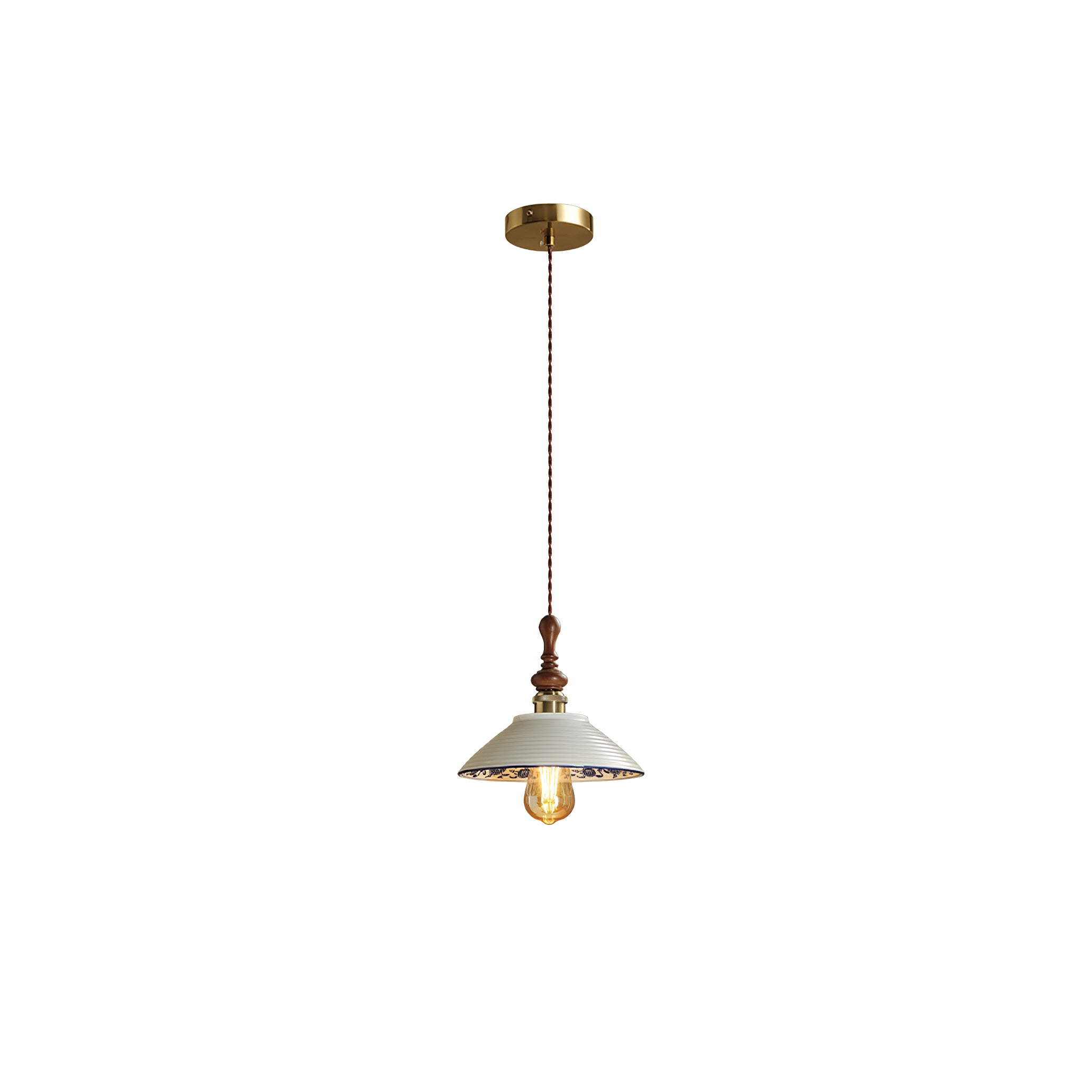 Bellaria Ceramic Pendant Light - Vakkerlight