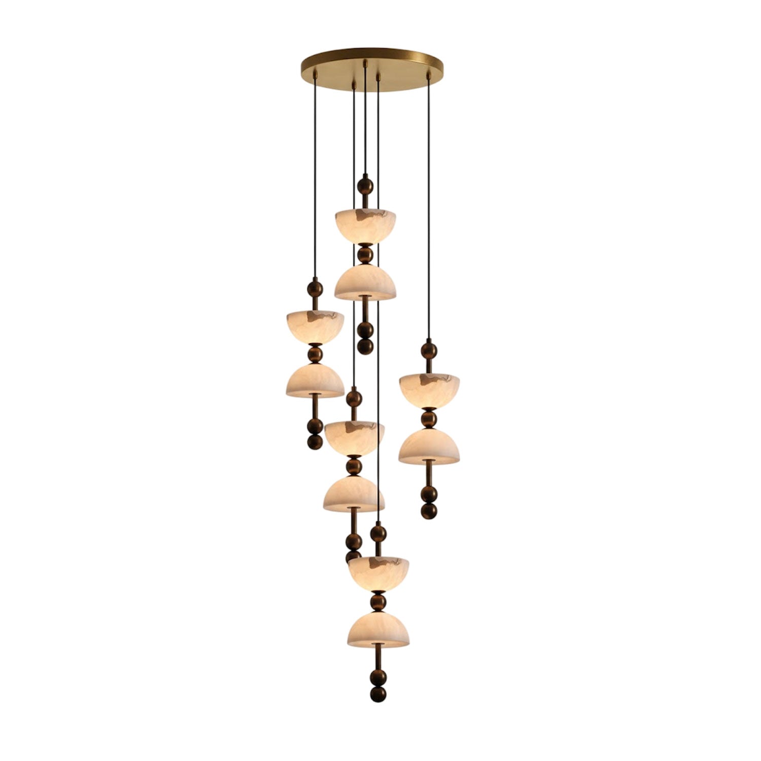 Duo Alabaster Pendant Lamp - Vakkerlight