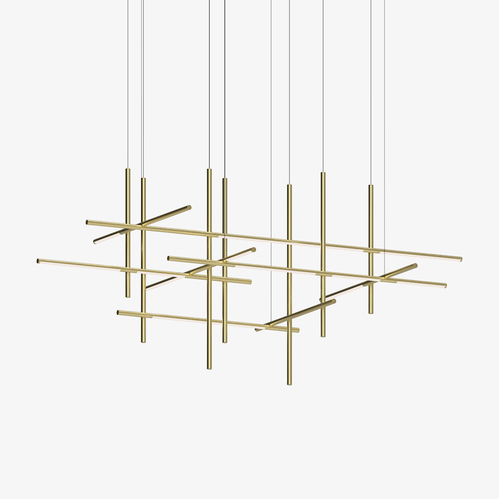 Lampă suspendată liniară geometrică