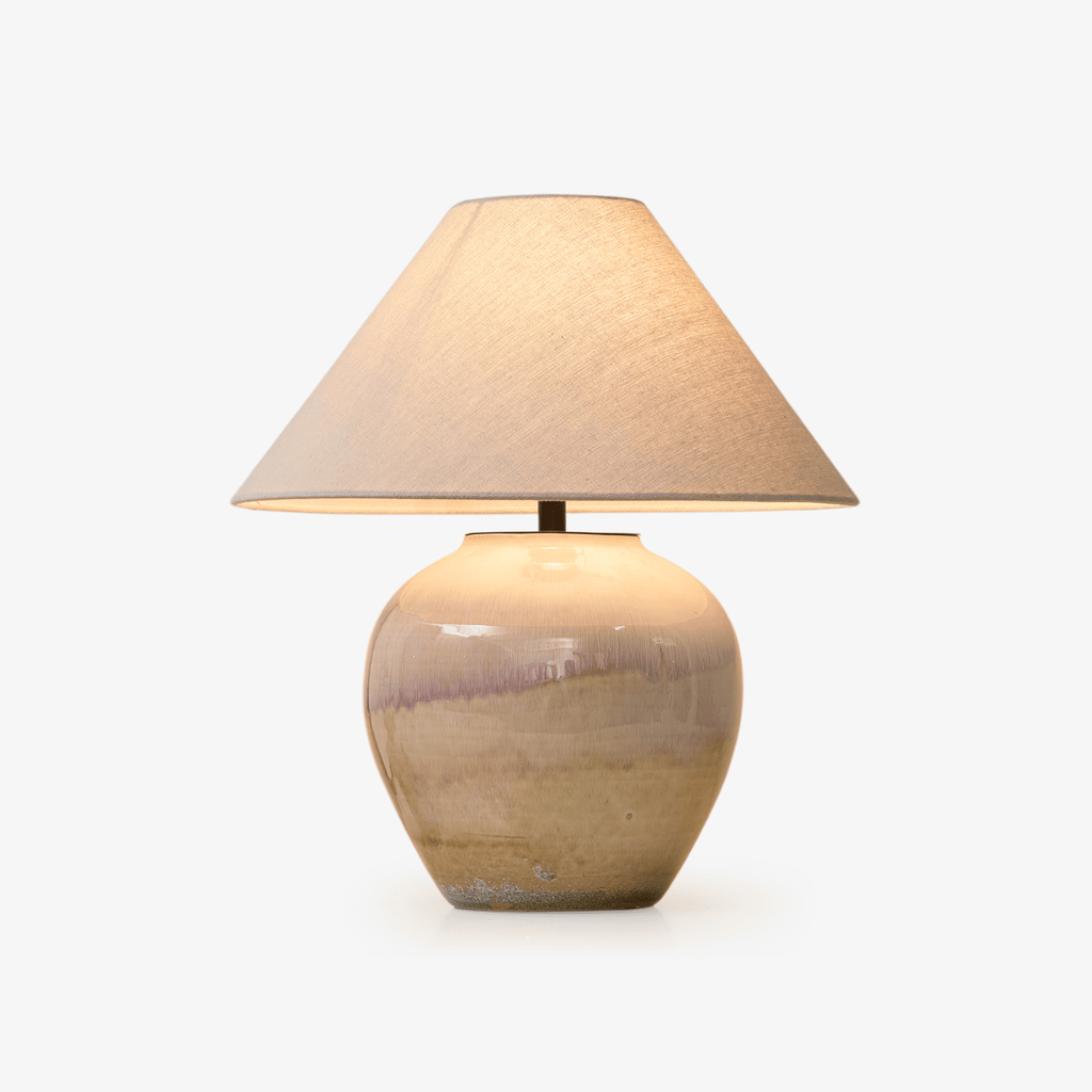 Gradient Hued Ceramic Jar Table Lamp - Vakkerlight