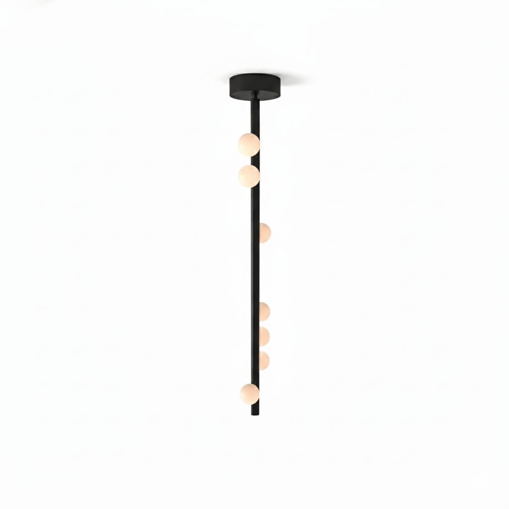 Brass Glass Drop Chandelier - Vakkerlight