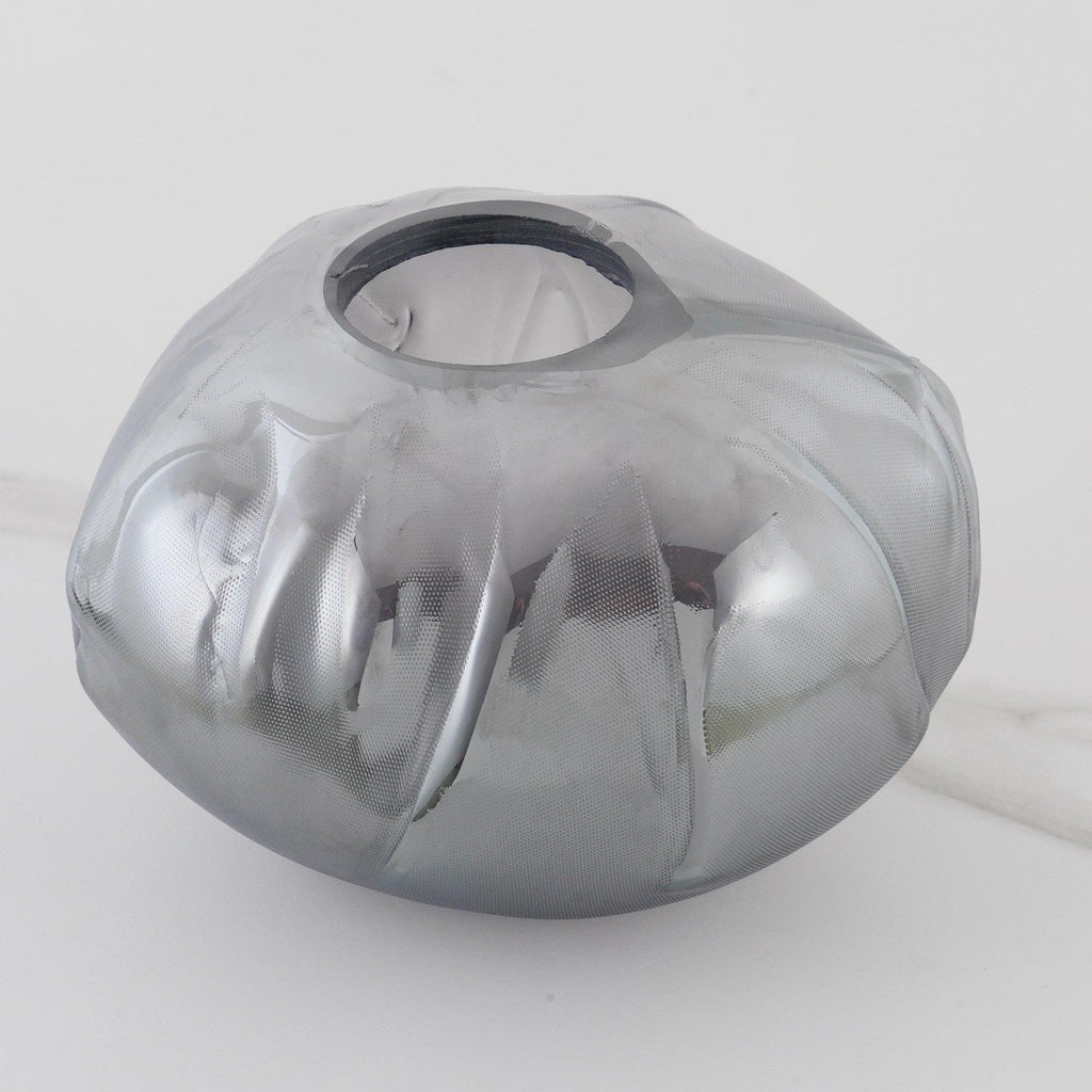 Lampă suspendată din plasă de sticlă suflată