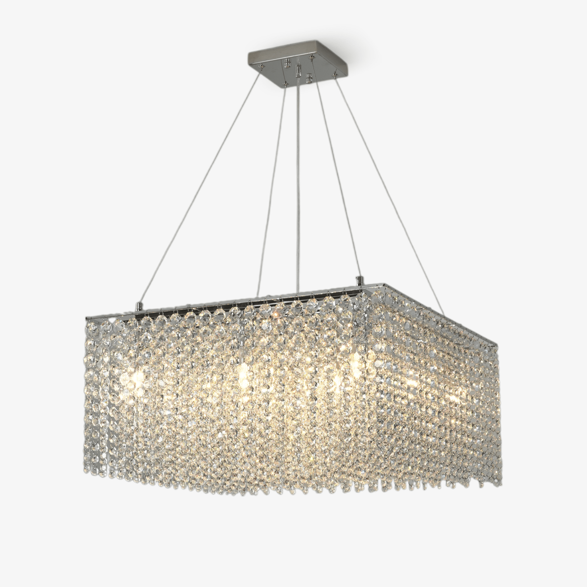 Crystal Frame Chandelier - Vakkerlight
