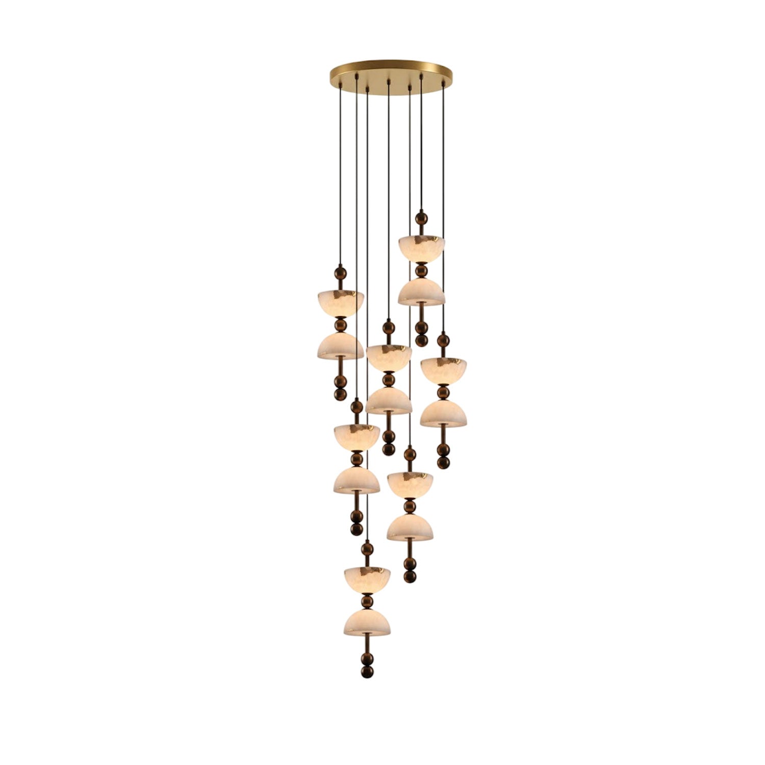 Duo Alabaster Pendant Lamp - Vakkerlight