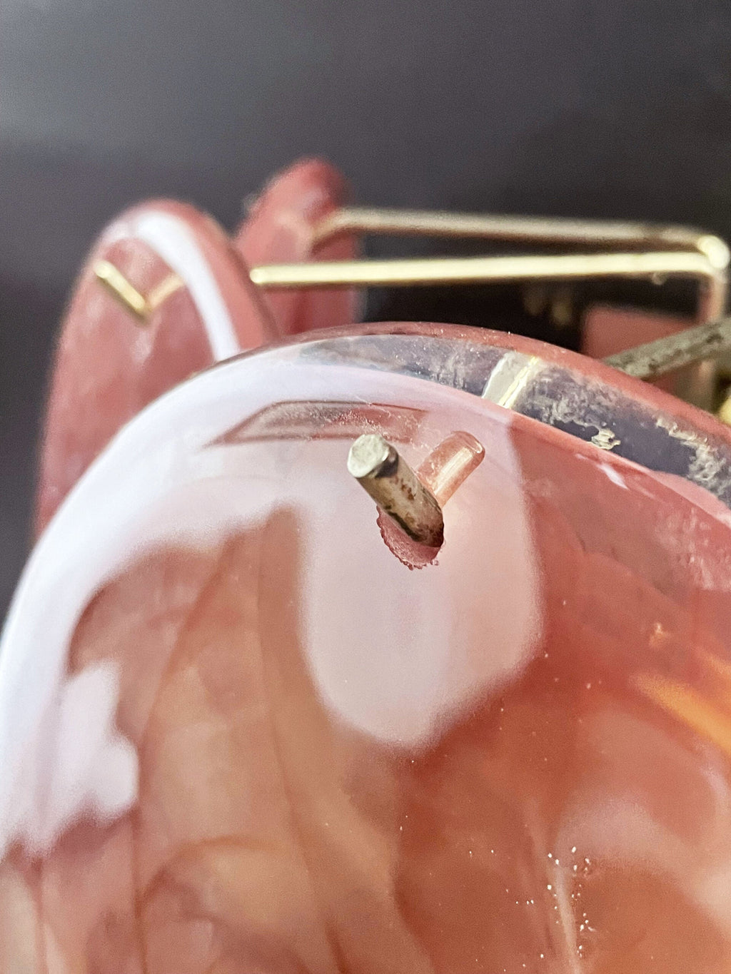 Mid-Century Murano Wall Lamp | Punto di Luce |  10 Alabaster Pink Disk Glass | Punto di Luce |  1 Pair
