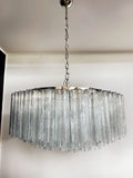 Mid-Century Murano Chandelier | Punto di Luce |  101 Clear Glass Tubes