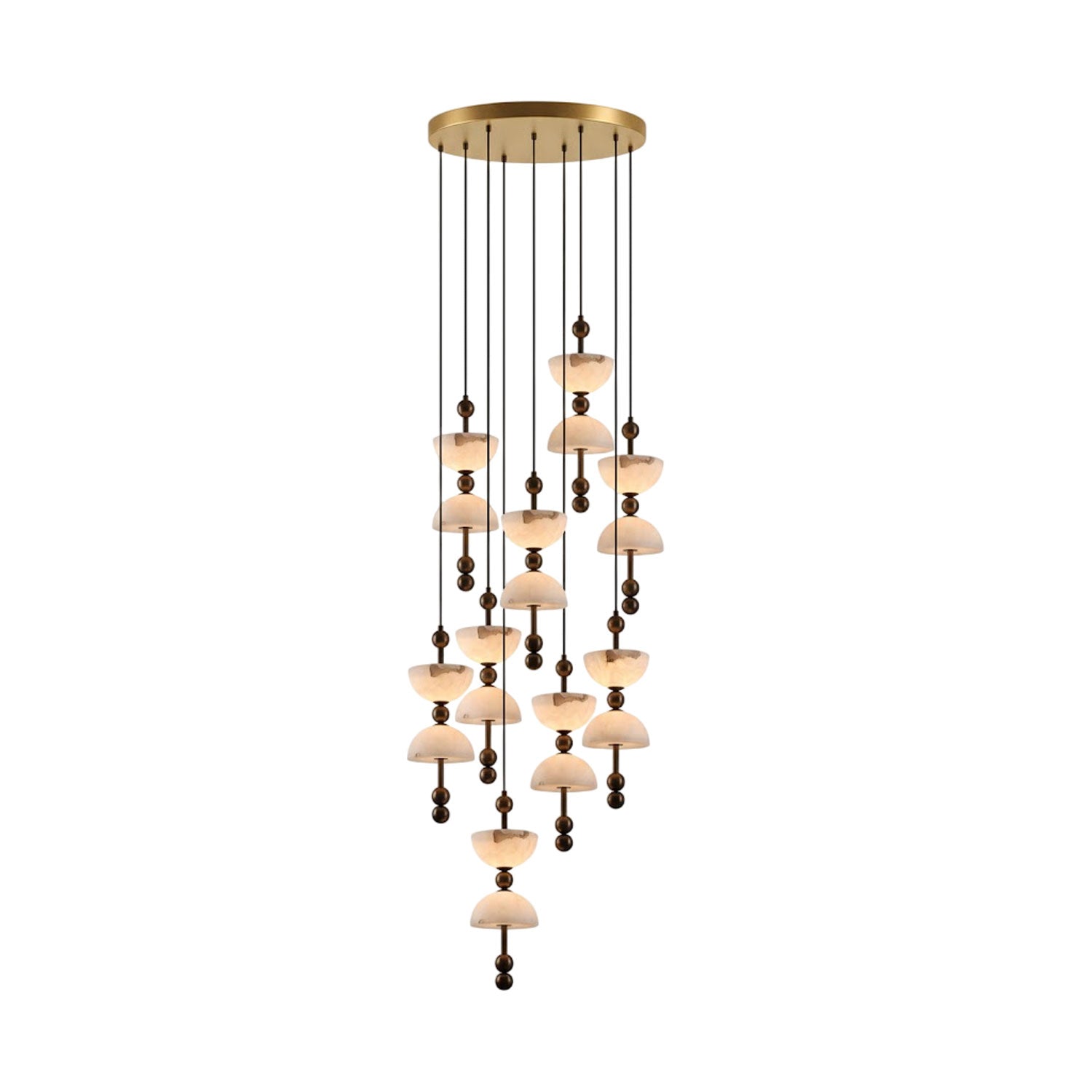 Duo Alabaster Pendant Lamp - Vakkerlight