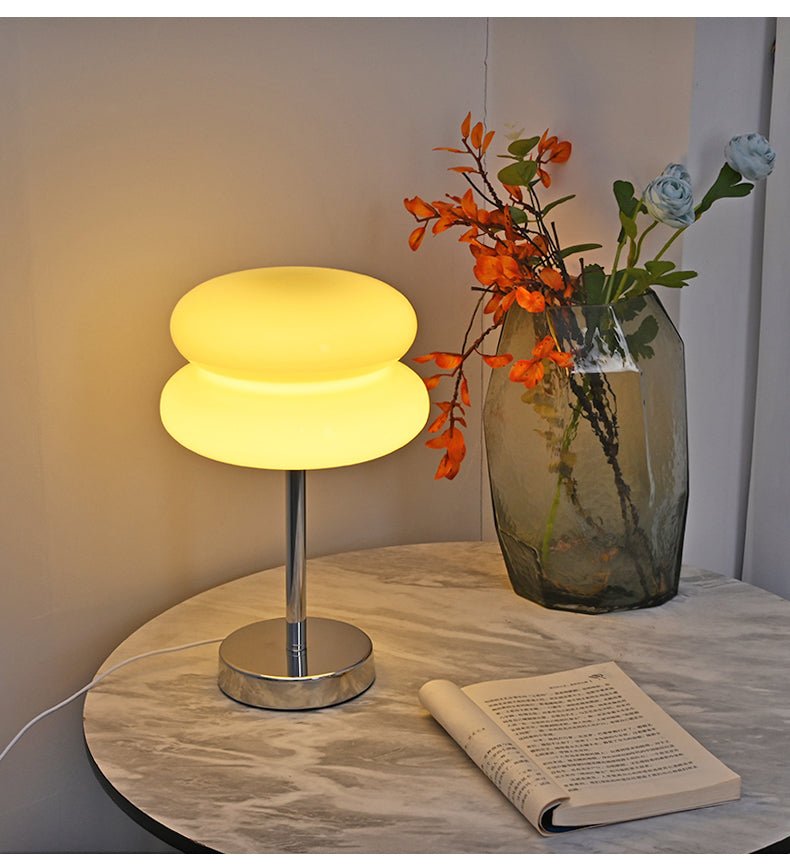 Saturn Glide Glass Table Lamp