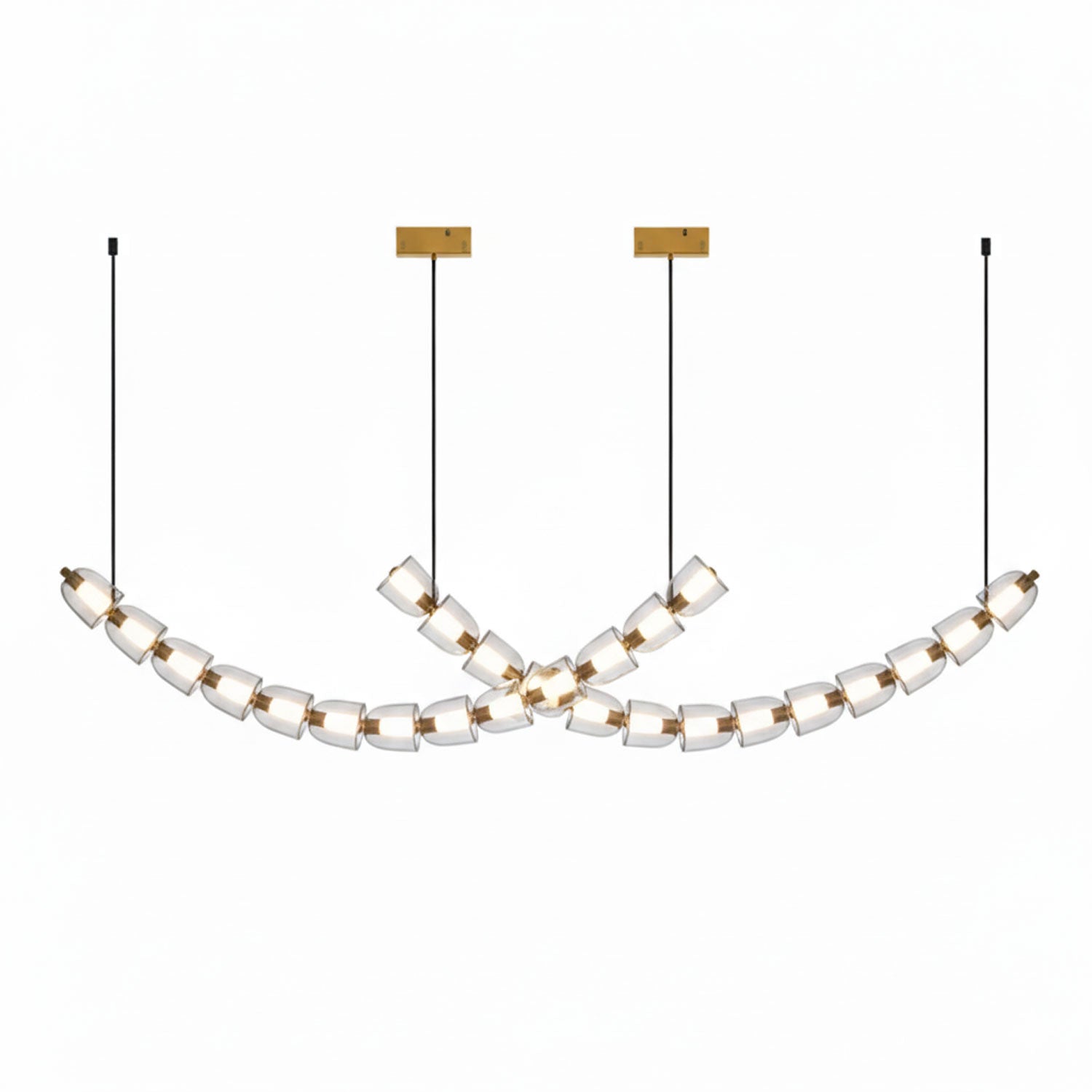 Gabriel Gold Chandelier - Vakkerlight
