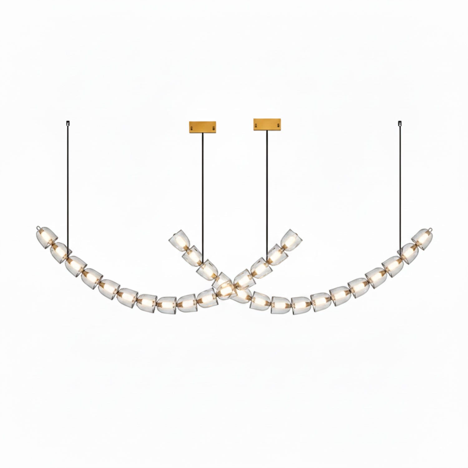 Gabriel Gold Chandelier - Vakkerlight