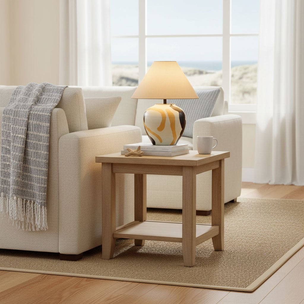 Abstract Pattern Ceramic Table Lamp