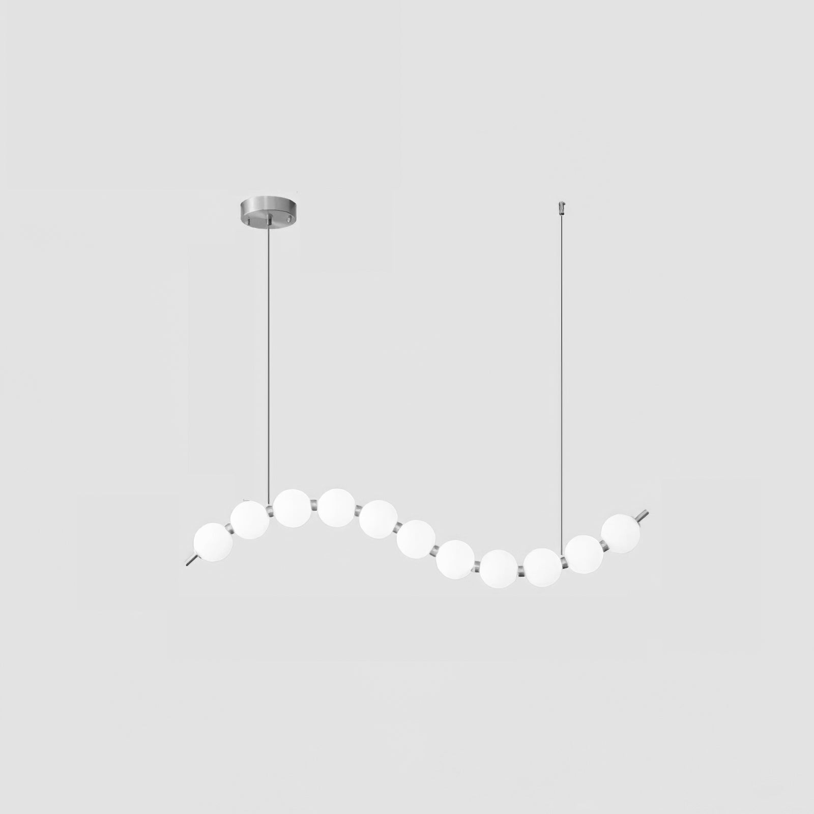 Acrylic Pearl Necklace Chandelier - Vakkerlight