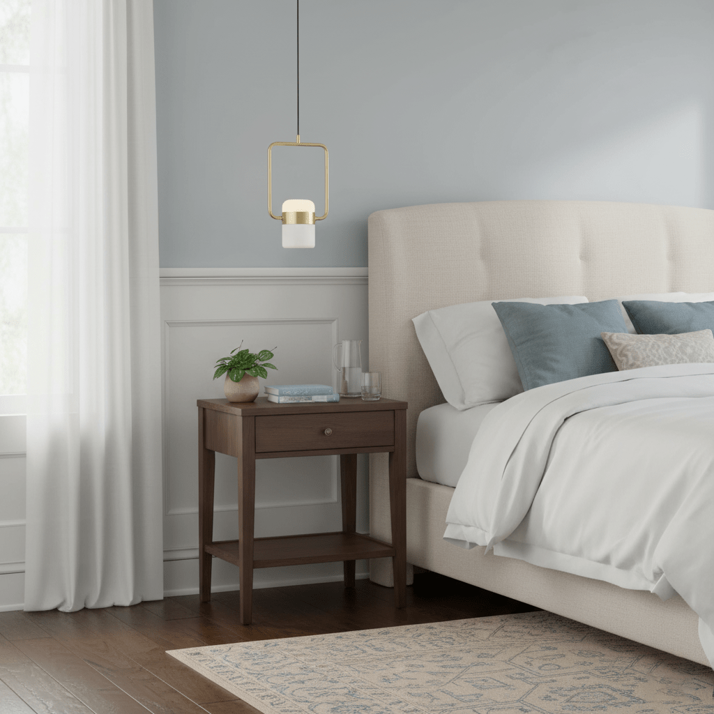 Adjustable Glass Pendant Light