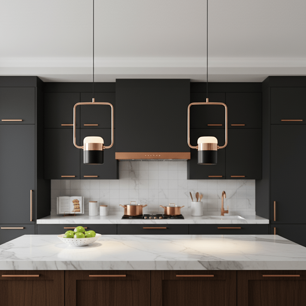 Adjustable Glass Pendant Light