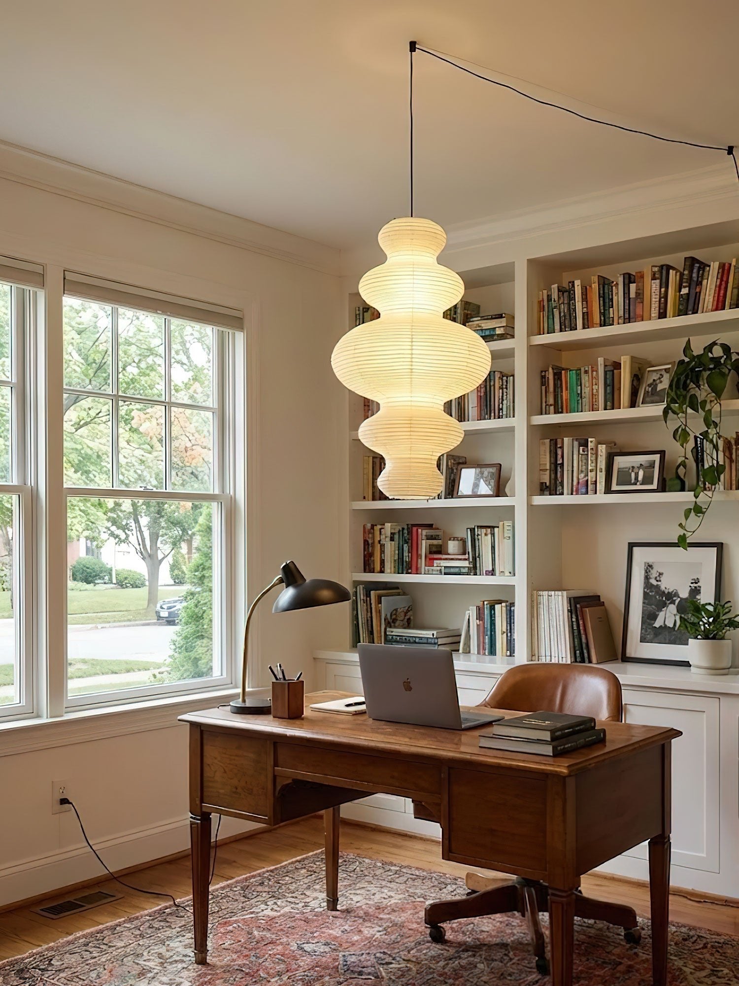 Akari Juni Pendant Swag Lamp