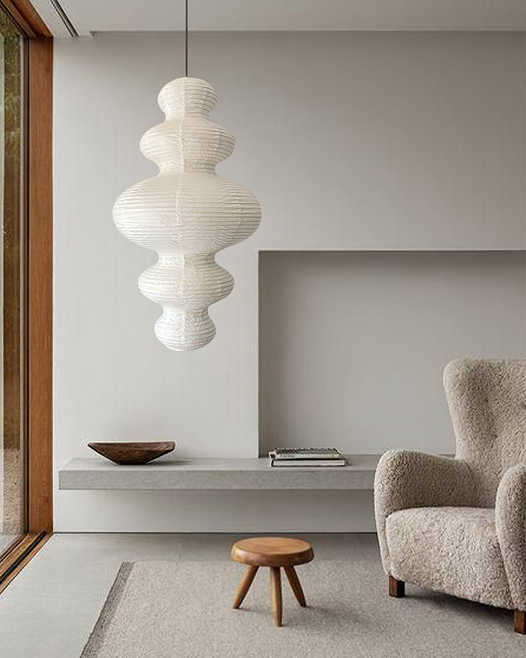 Akari Juni Pendant Swag Lamp
