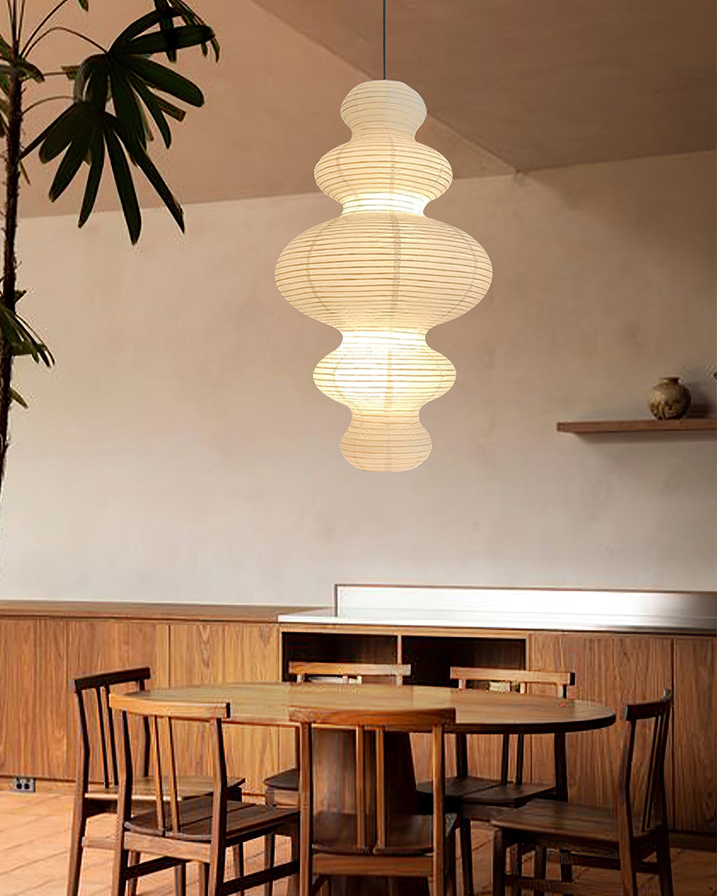 Akari Juni Pendant Swag Lamp