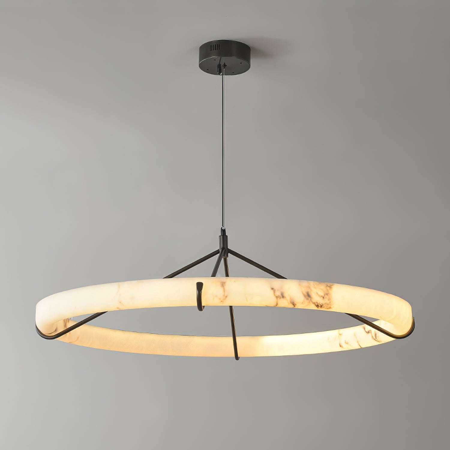 Alabaster Ring Pendant Lamp - Vakkerlight
