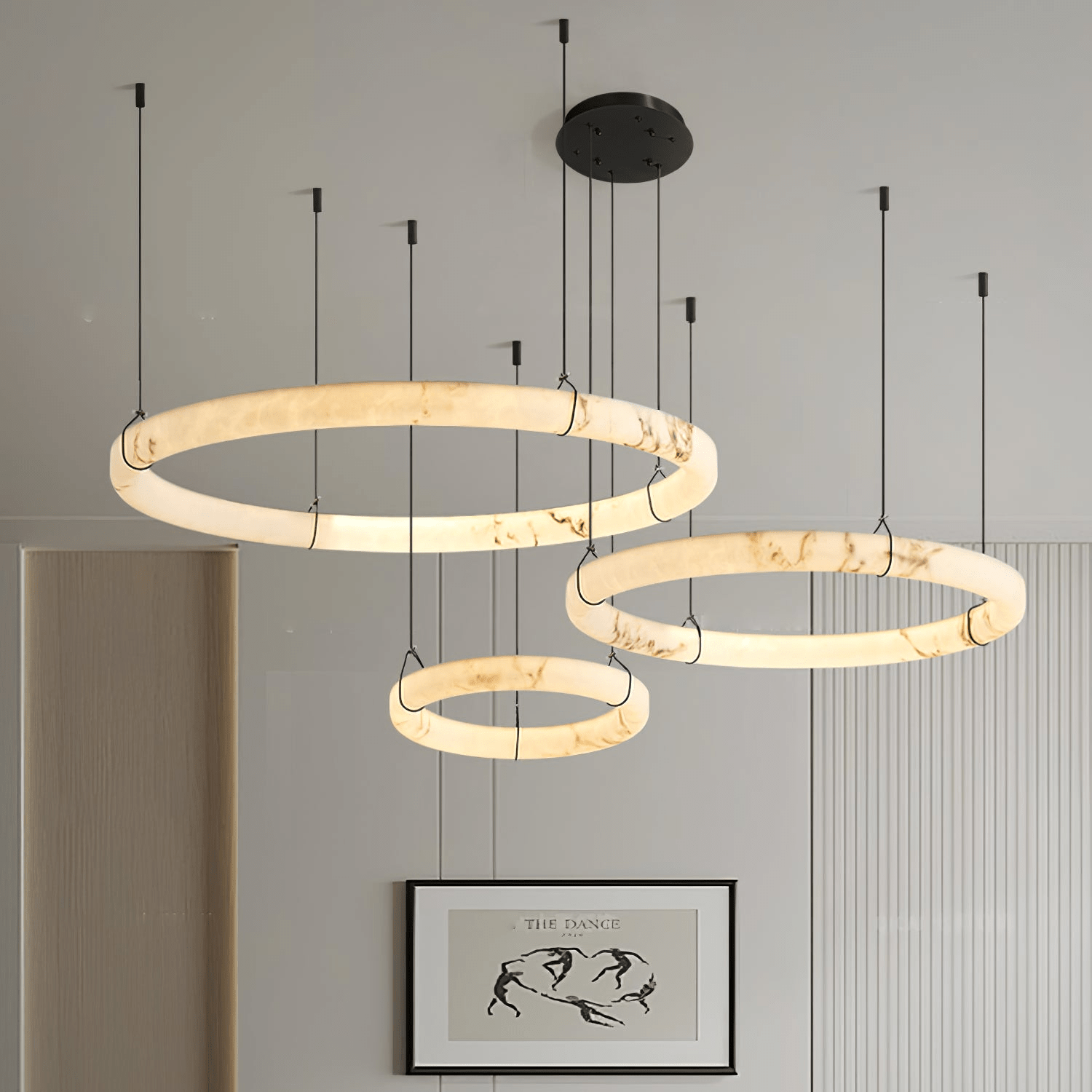 Alabaster Ring Pendant Lamp - Vakkerlight