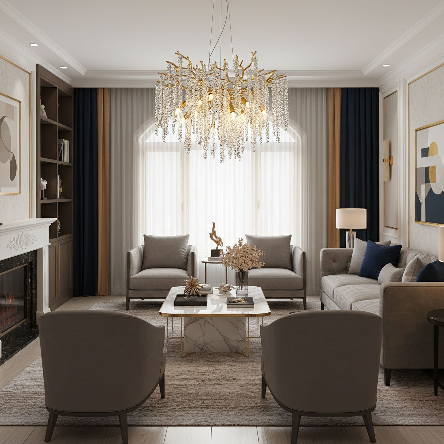 Albero Crystal Chandelier