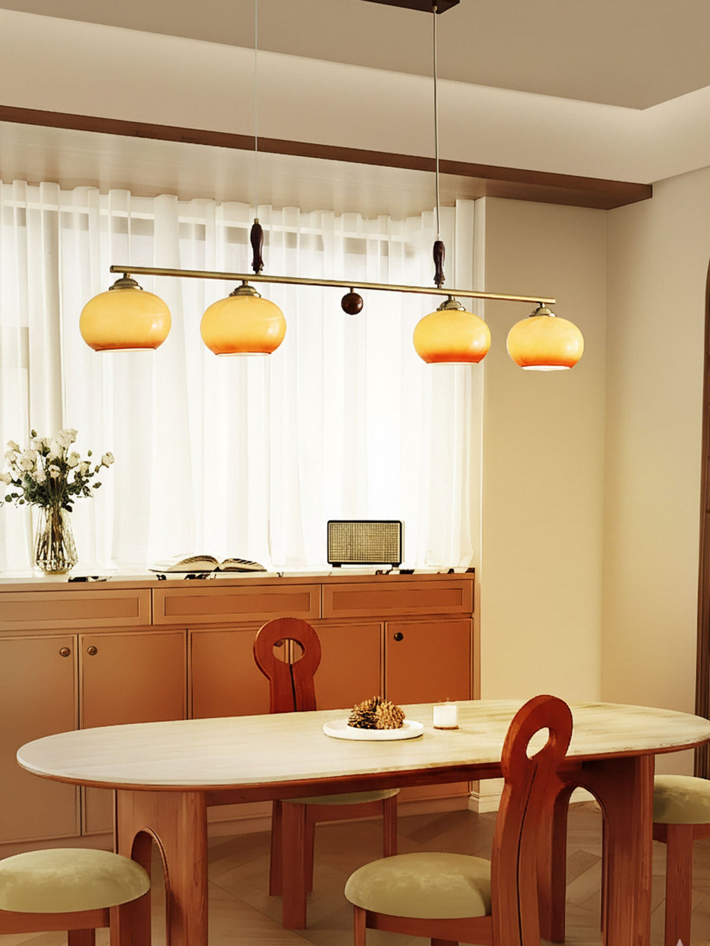 Lampă suspendată Amber Trio