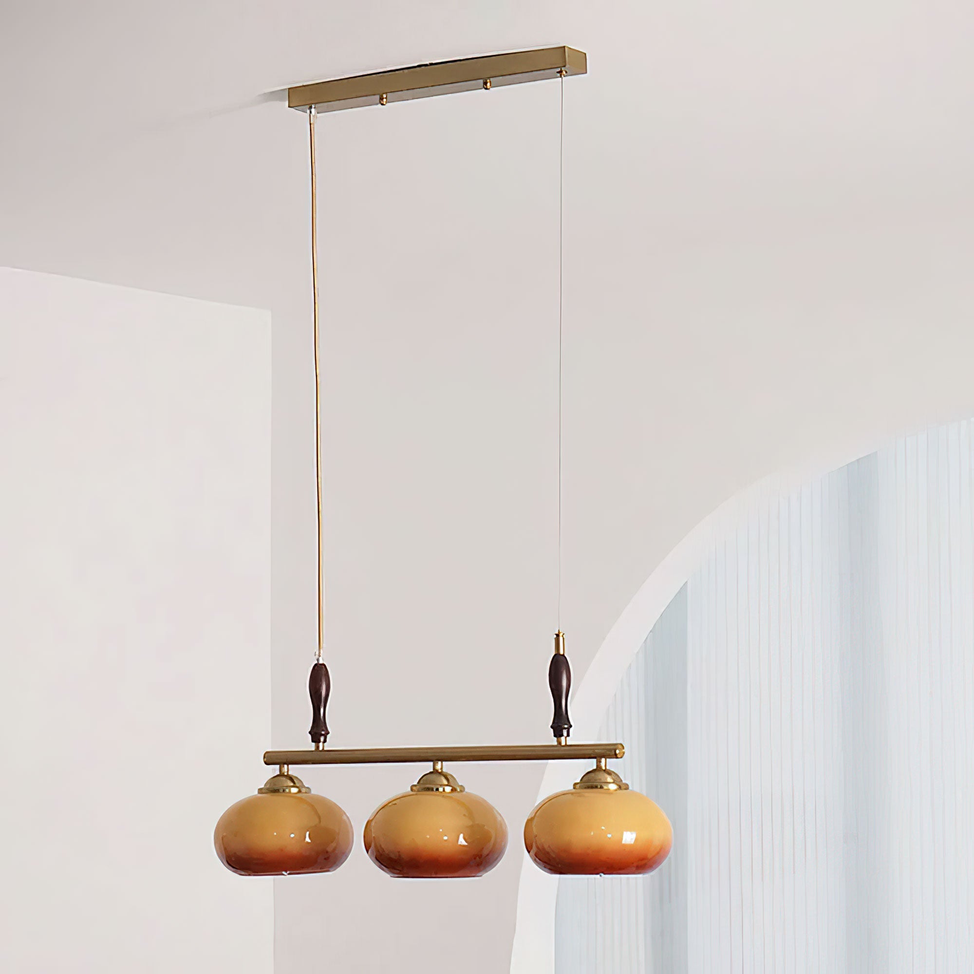 Lampă suspendată Amber Trio