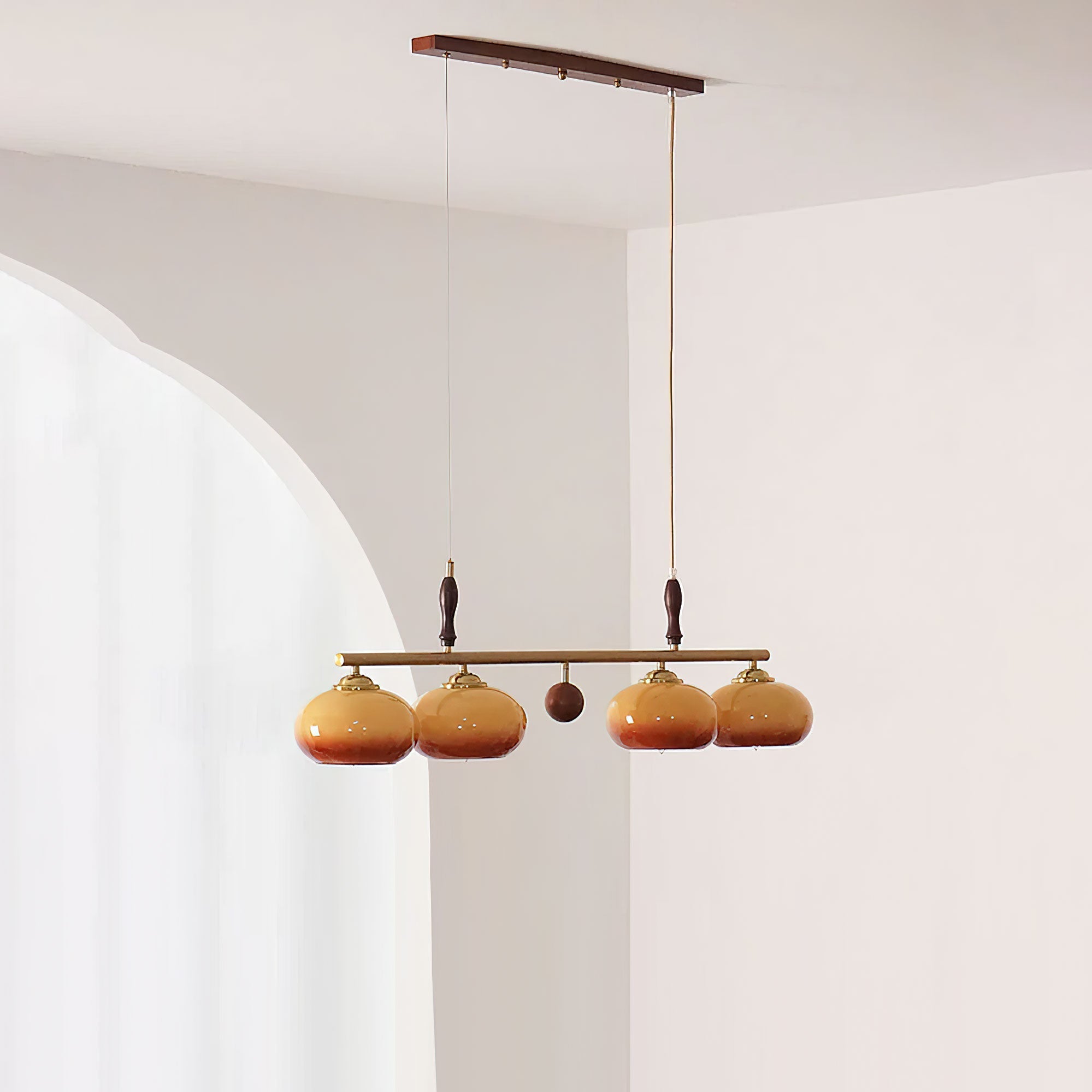 Lampă suspendată Amber Trio