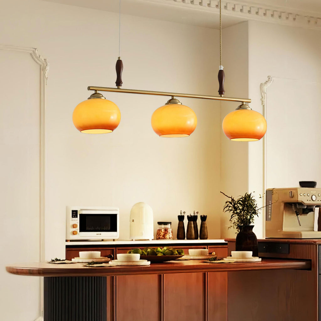 Lampă suspendată Amber Trio