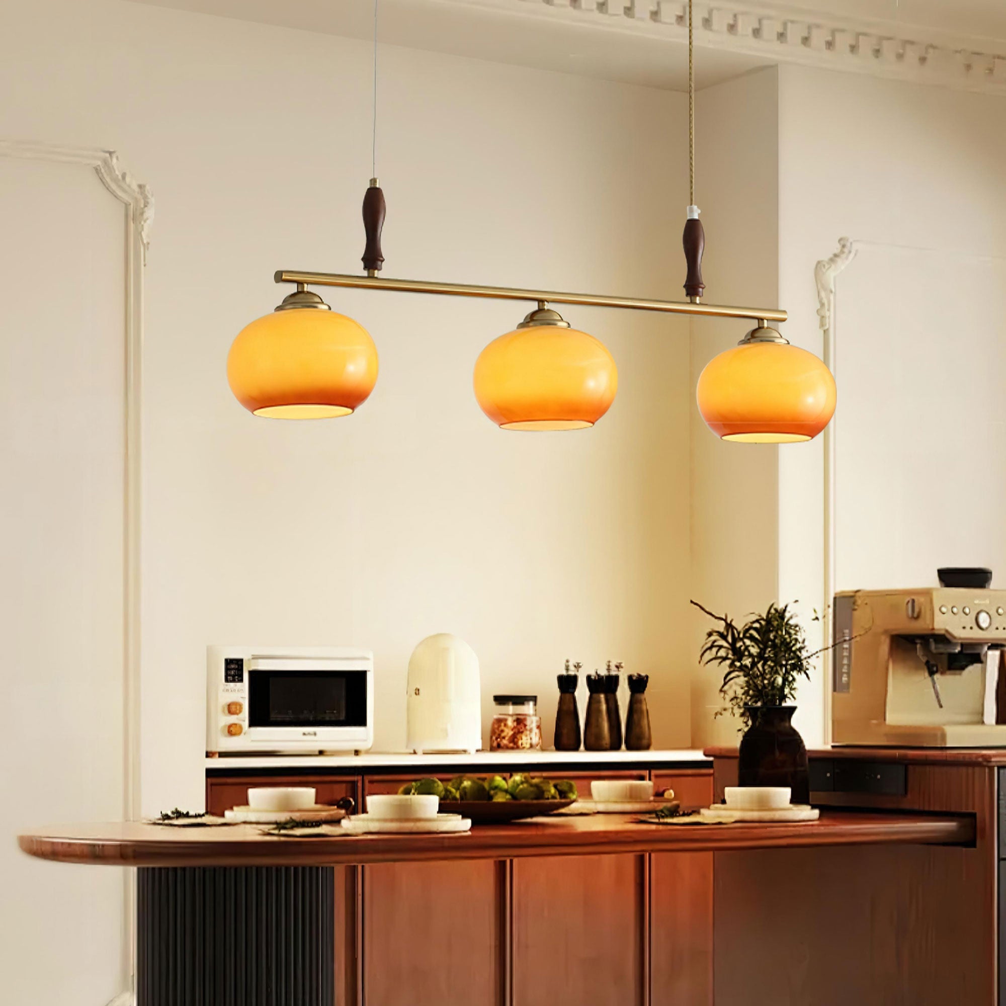 Lampă suspendată Amber Trio