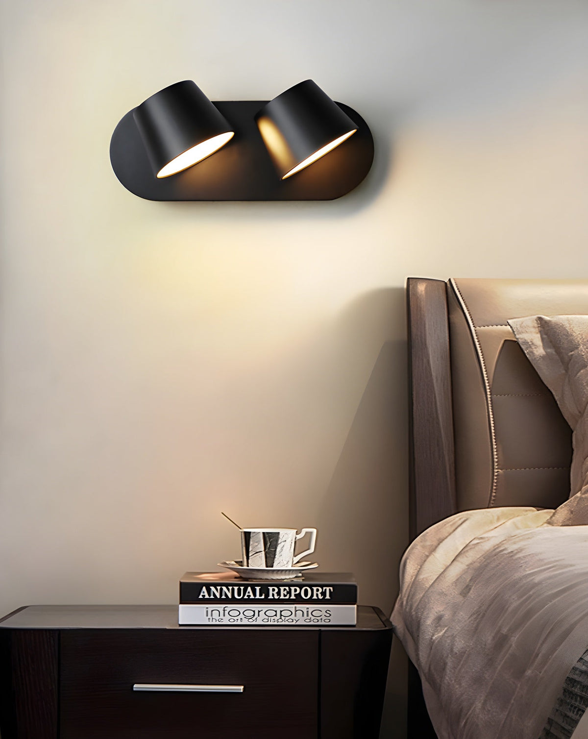 Angle Adjustable Plug-in Wall Lamp