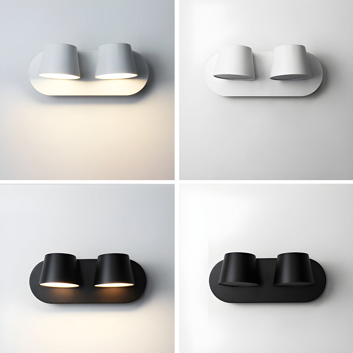 Angle Adjustable Plug-in Wall Lamp