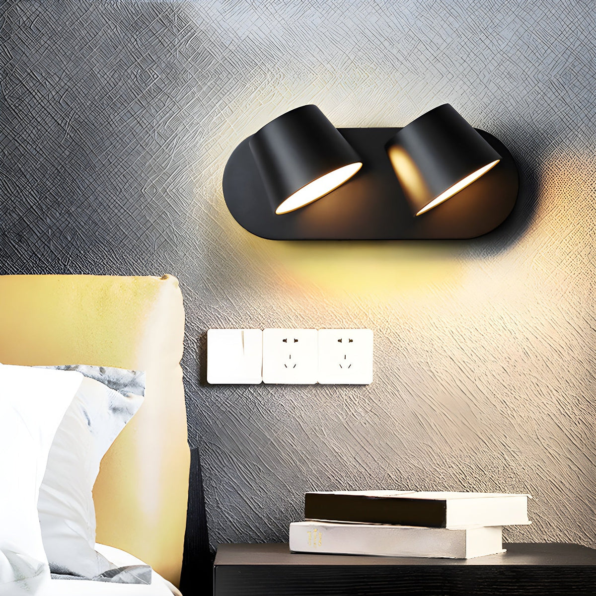 Angle Adjustable Plug-in Wall Lamp