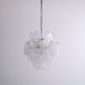 Aqua White Glass Murano Chandelier - Vakkerlight