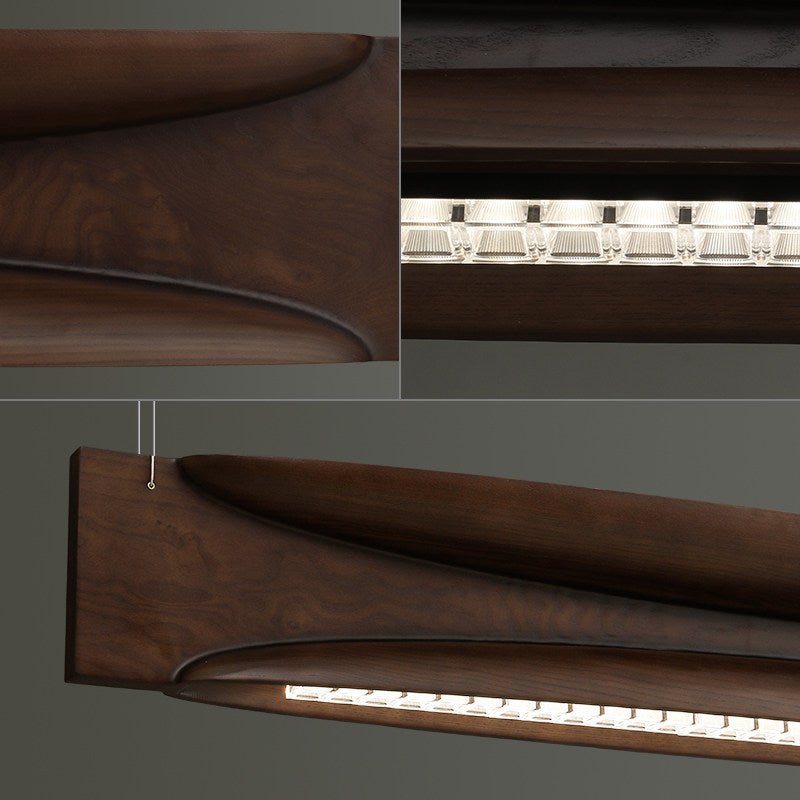 Lampă suspendată liniară Arcadia Wave