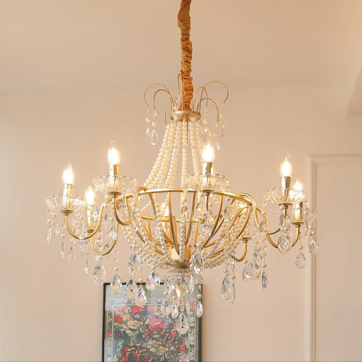 Arcadia Gold Chandelier - Vakkerlight