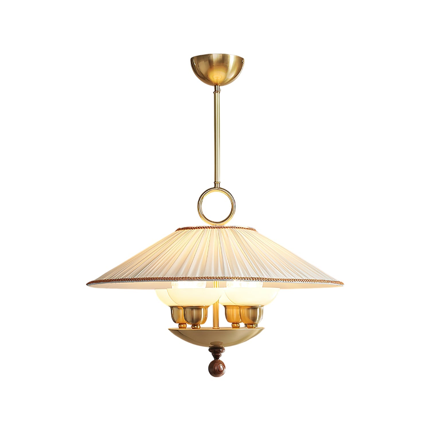Arlena Pleated Shade Pendant Light - Vakkerlight