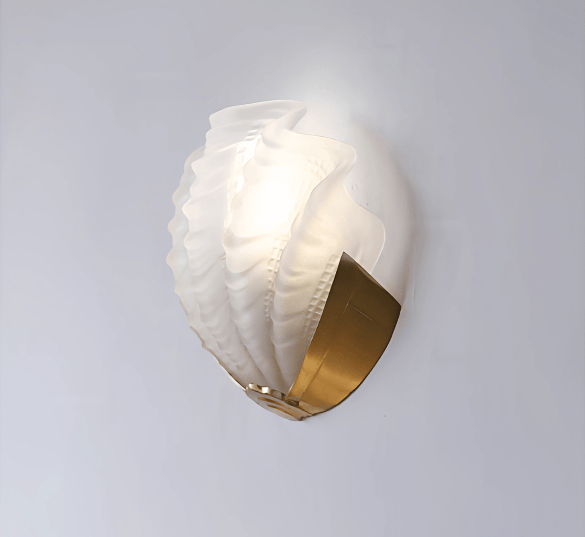 Art Deco Scallop Wall Light