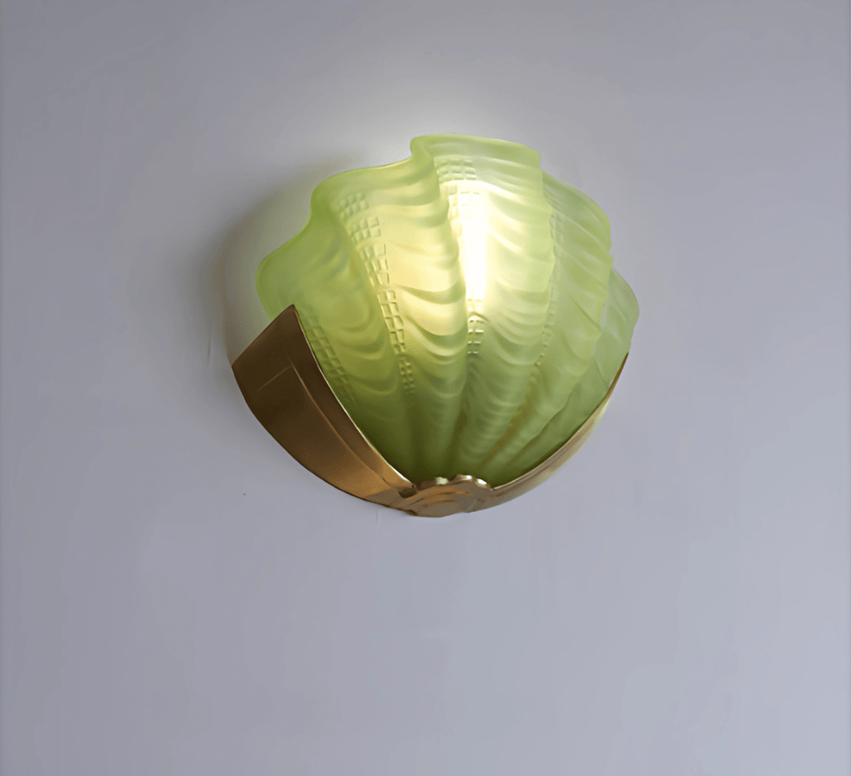 Art Deco Scallop Wall Light