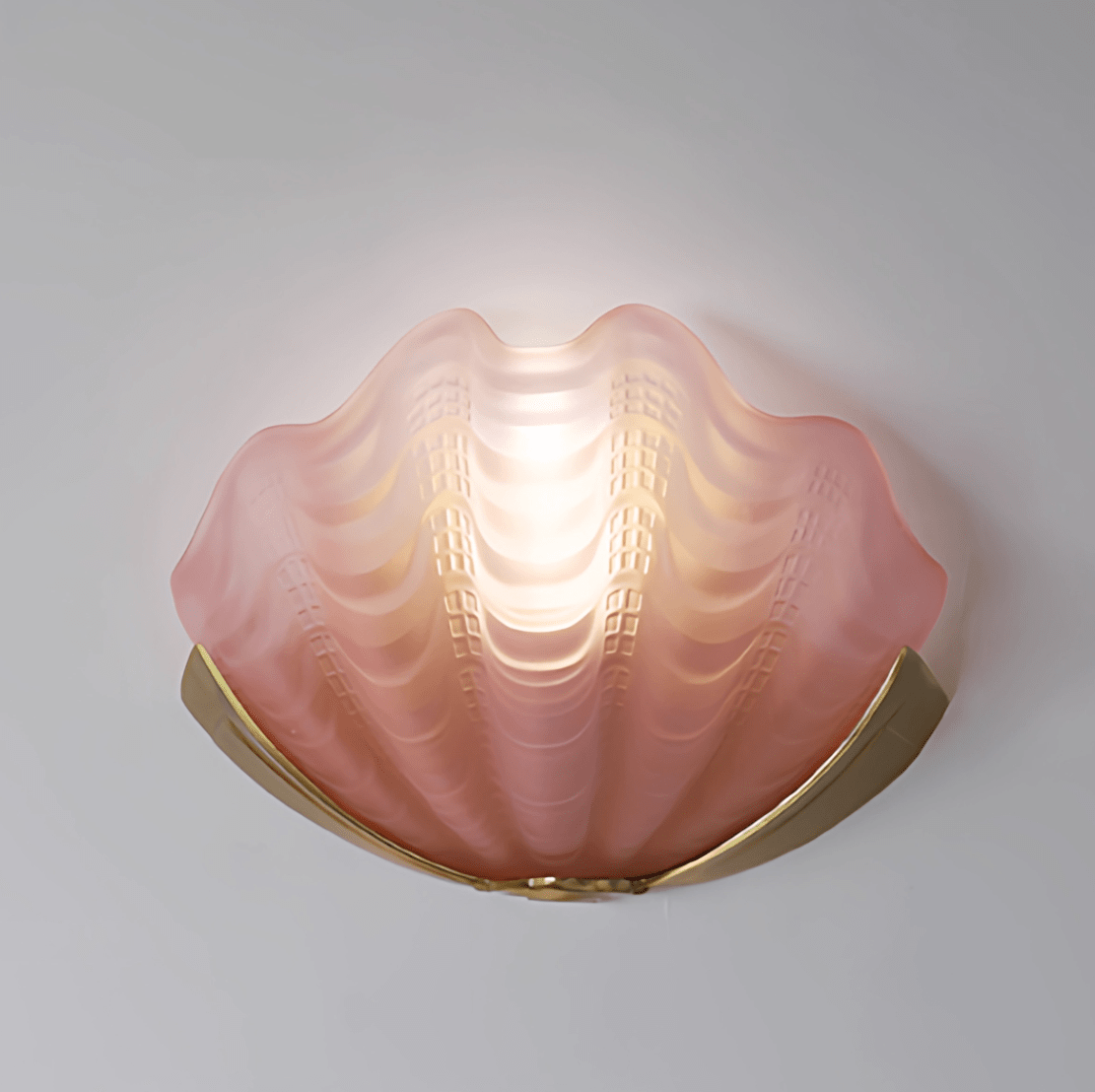 Art Deco Scallop Wall Light