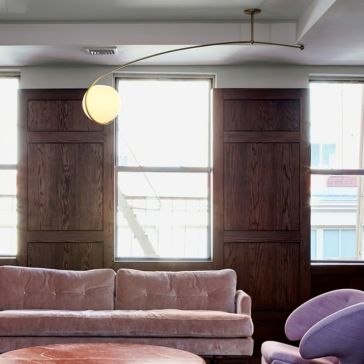 Astral Curve Ceiling Lamp