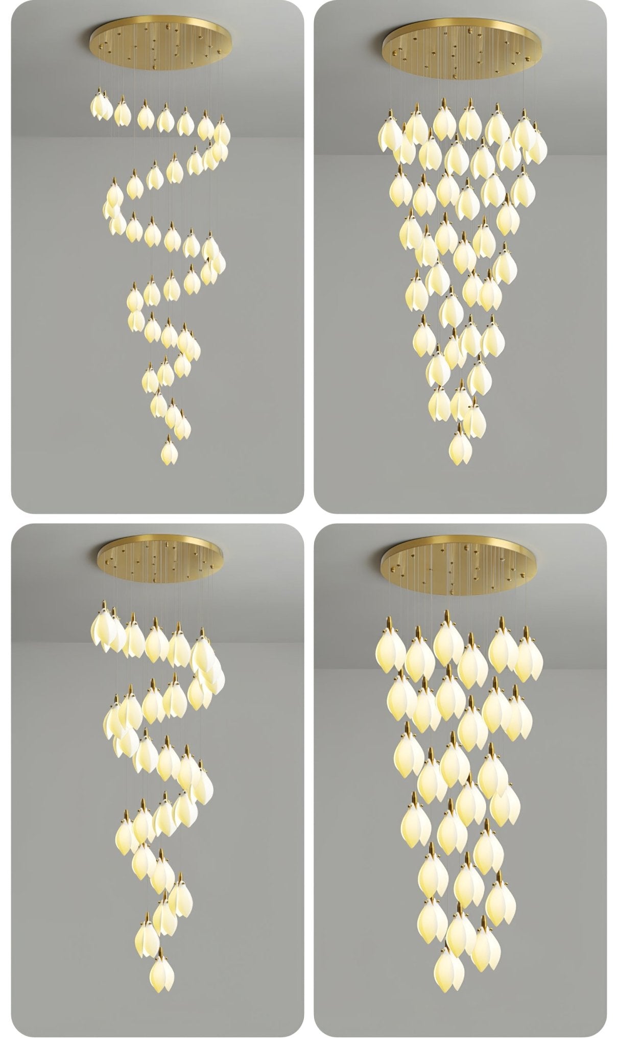 Astralis Bloom Stairs Chandelier